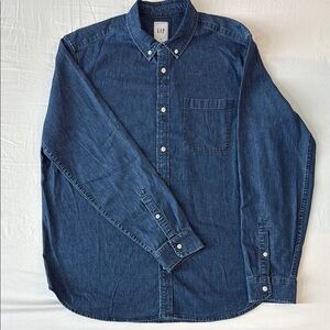 GAP Blue Casual Button Down Shirt